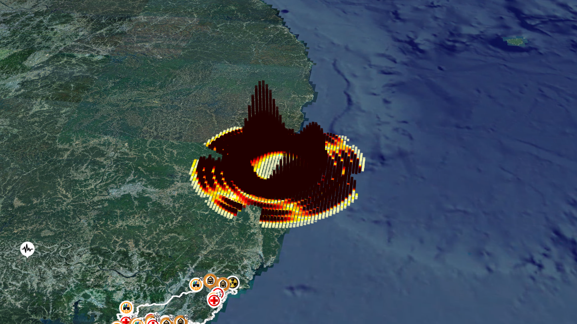 지반 운동 시뮬레이션